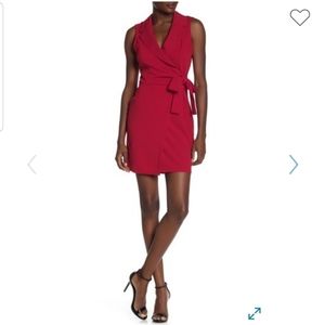New without tags Bailey Blue Notch Lapel wrap dres